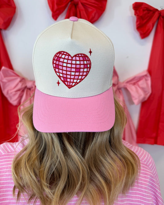 Disco Heart Hat